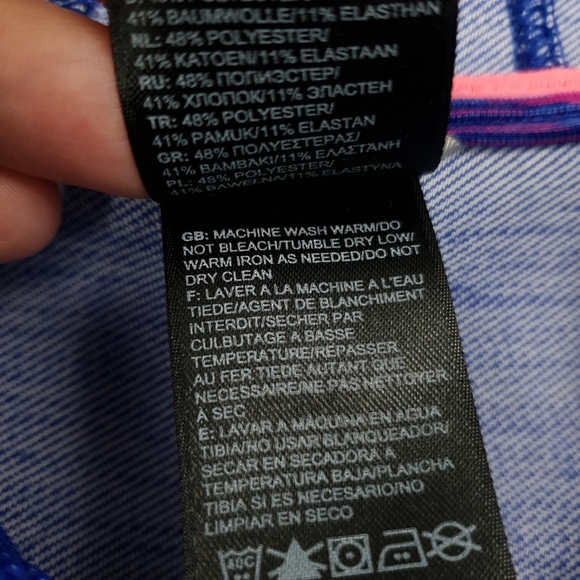 The North Face Kirata Full Zip Hoodie Jacket Blue Thumbholes Women's Small - Picture 10 of 10